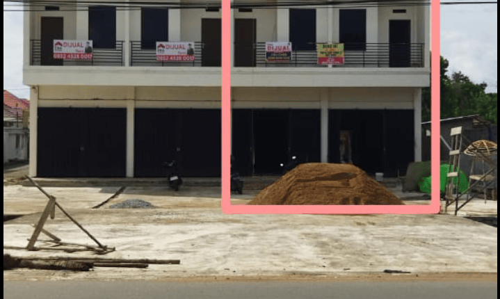 Dijual Ruko 2 unit Jalan Parit Husein 2 , Pontianak Tenggara