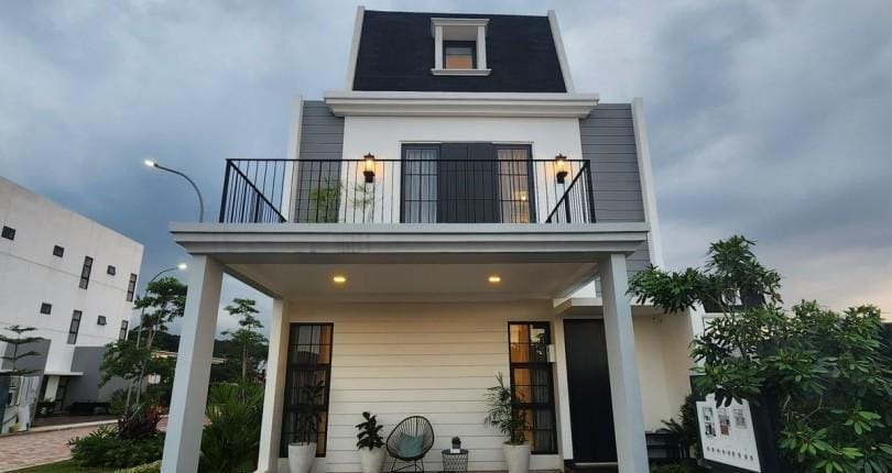 Rumah paling laris di Jakarta Timur Maison de Wisteria tipe A dekat Kelapa Gading / Jakarta Garden City / Asya