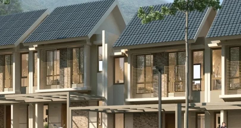 Rumah view danau di Cibubur DP0%