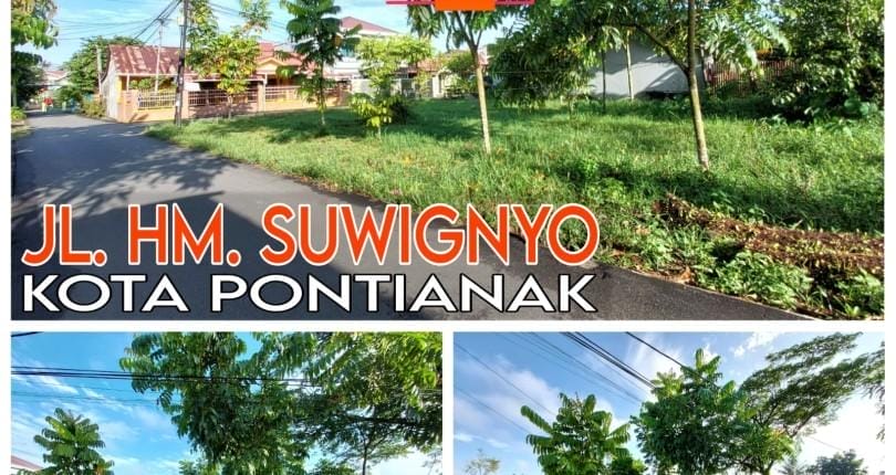 Dijual Tanah Jalan Hm Suwignyo Pontianak Kota